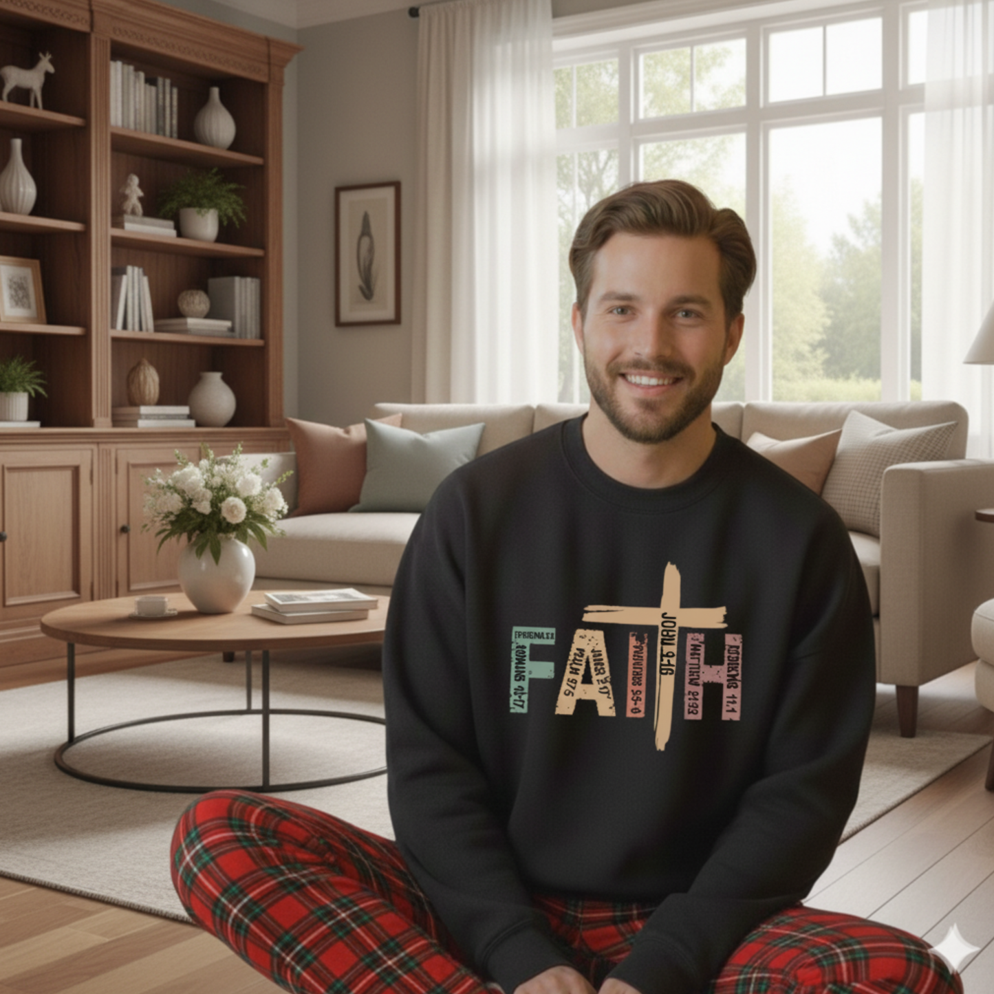 “FAITH” Bible Verse Sweater (Unisex)