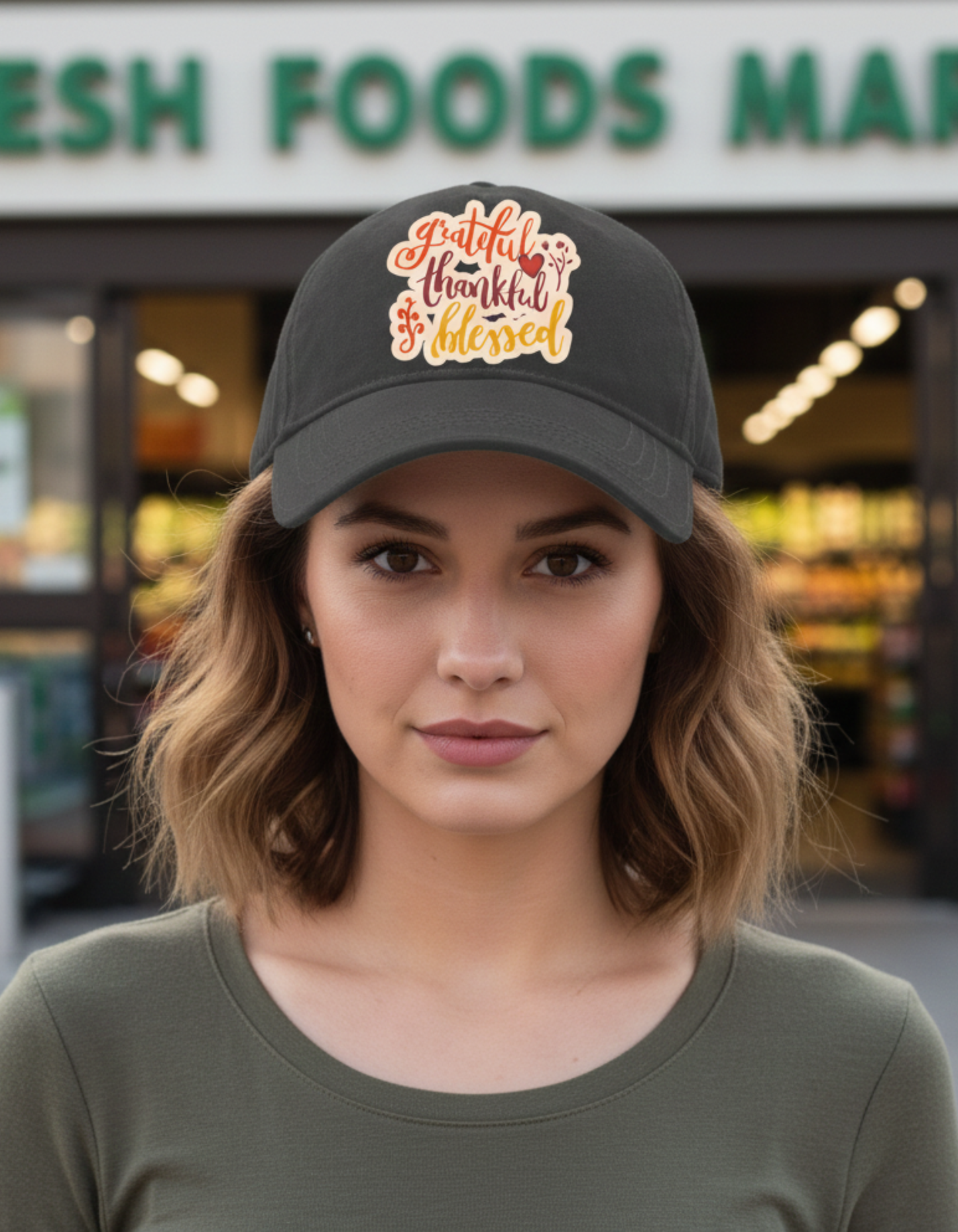 Grateful Thankful Blessed Black Baseball Cap – Fall Faith Hat | Teem-J Inc Ottawa