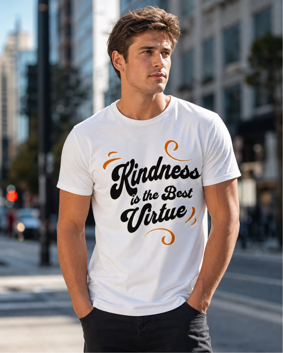 Kindness Is the Best Virtue Unisex Graphic T-Shirt
